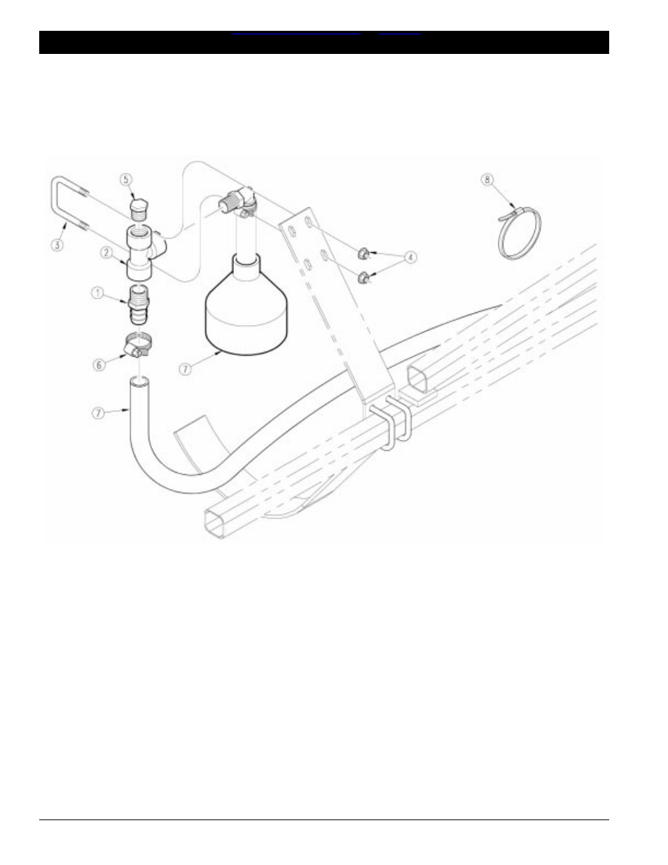 Cf600 foam marker boot swivel assembly . 2-17, Table of contents ➧ index | Great Plains 14 Gallon Poly Tank High Volume Foam Marker Parts Manual User Manual | Page 22 / 23