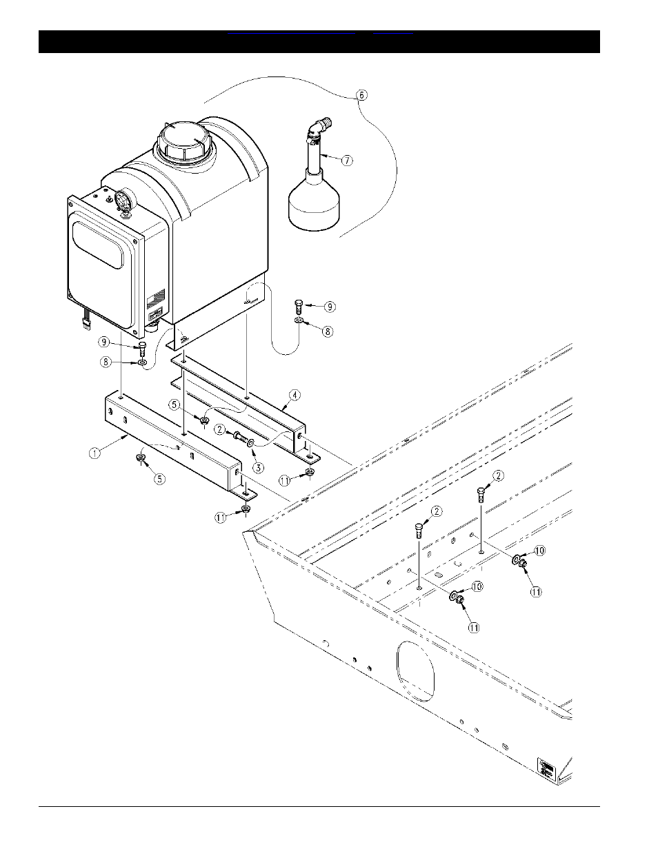Trailer sprayer foam marker -3, Table of contents ➧ index | Great Plains 14 Gallon Poly Tank High Volume Foam Marker Parts Manual User Manual | Page 8 / 23