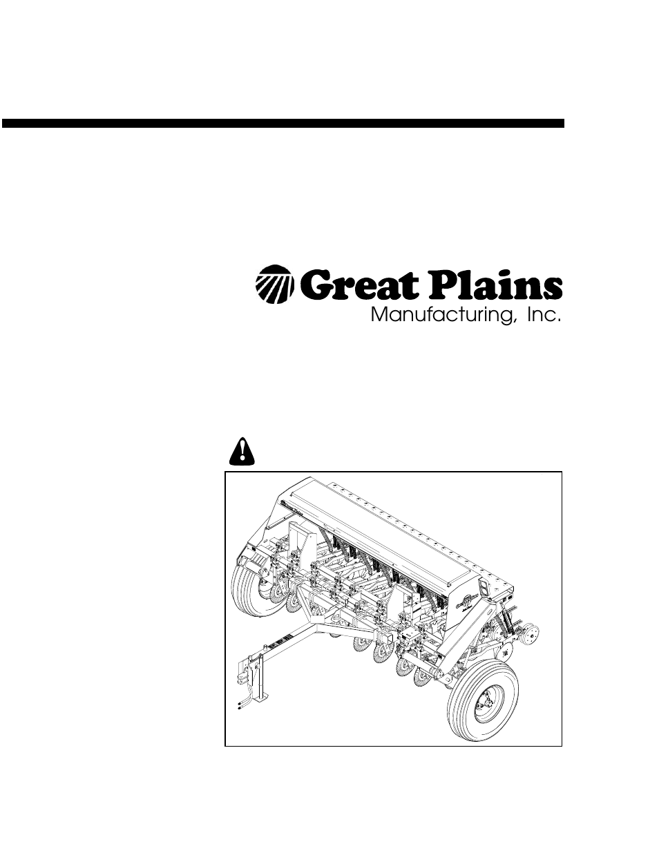 Great Plains 1205NT Predelivery Manual User Manual | 20 pages