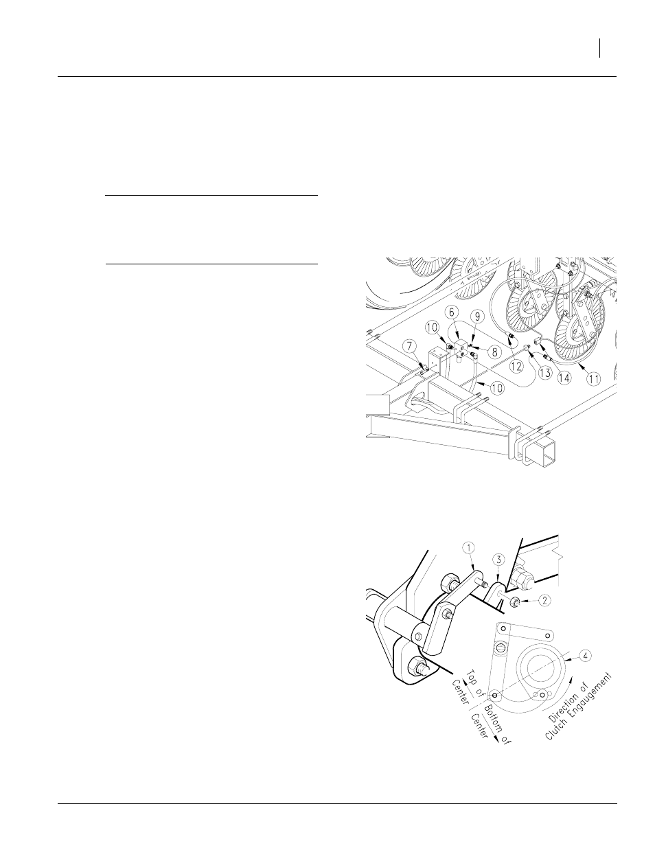 Hydraulic attachment, Wiring attachment, Clutch linkage | Great Plains 1205NT Predelivery Manual User Manual | Page 13 / 20