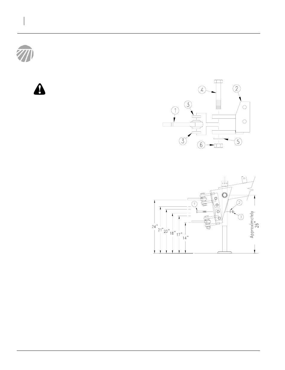 Setup, Danger, Hitching tractor to drill | Great Plains 1205NT Predelivery Manual User Manual | Page 14 / 20