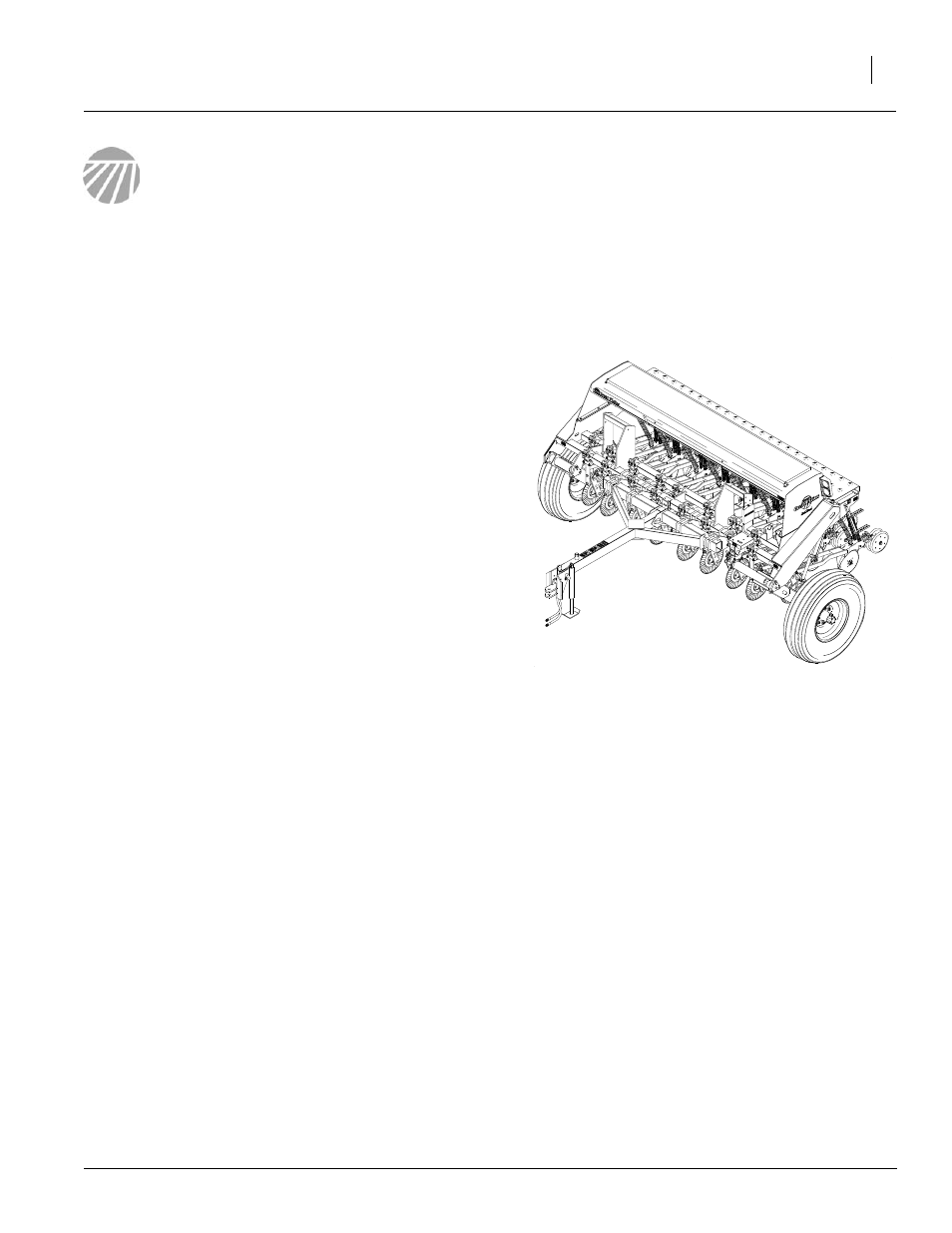 Introduction, Description of unit | Great Plains 1205NT Predelivery Manual User Manual | Page 9 / 20