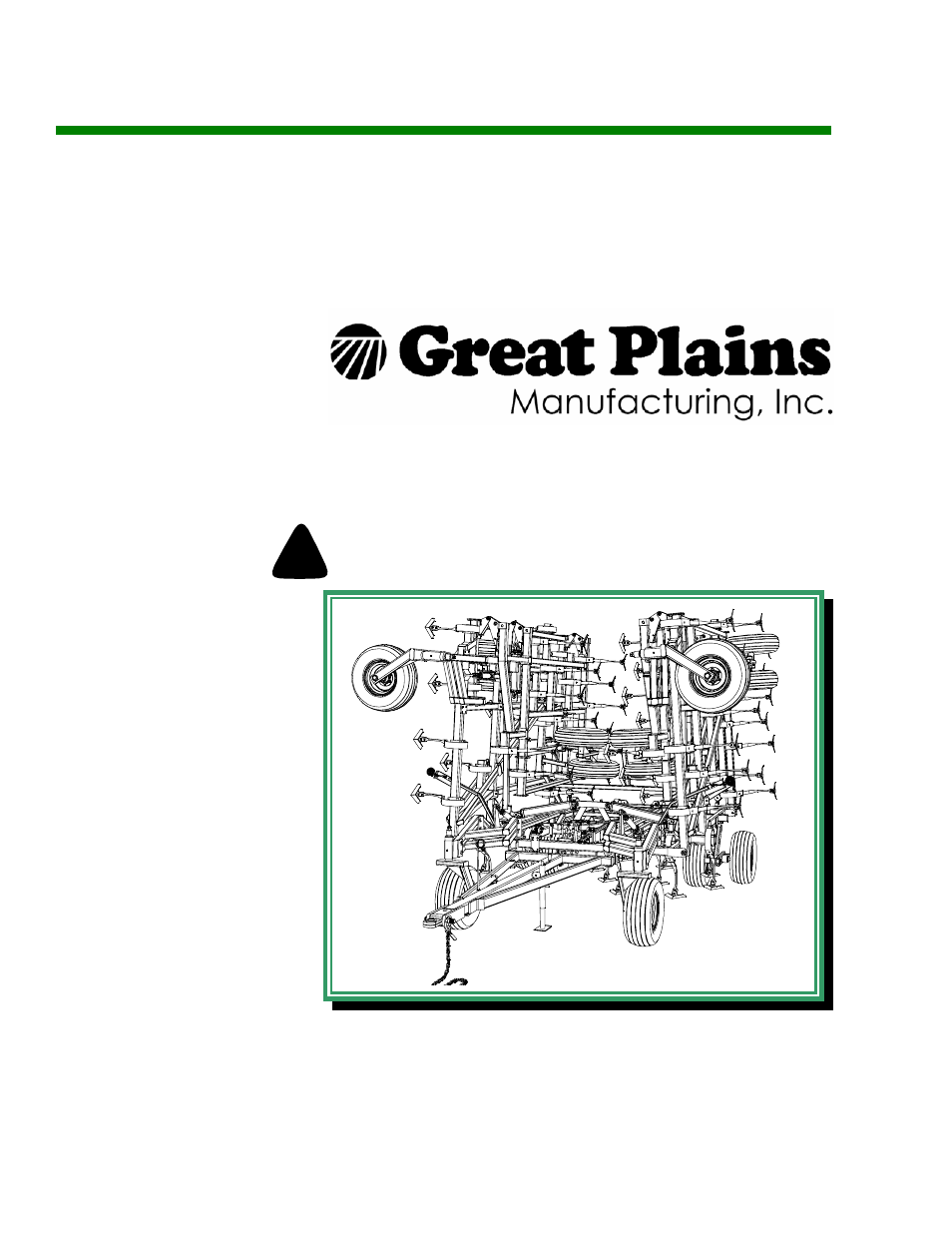 Great Plains 6548 Series VII Field Cultivator-Floating Hitch Operator Manual User Manual | 62 pages