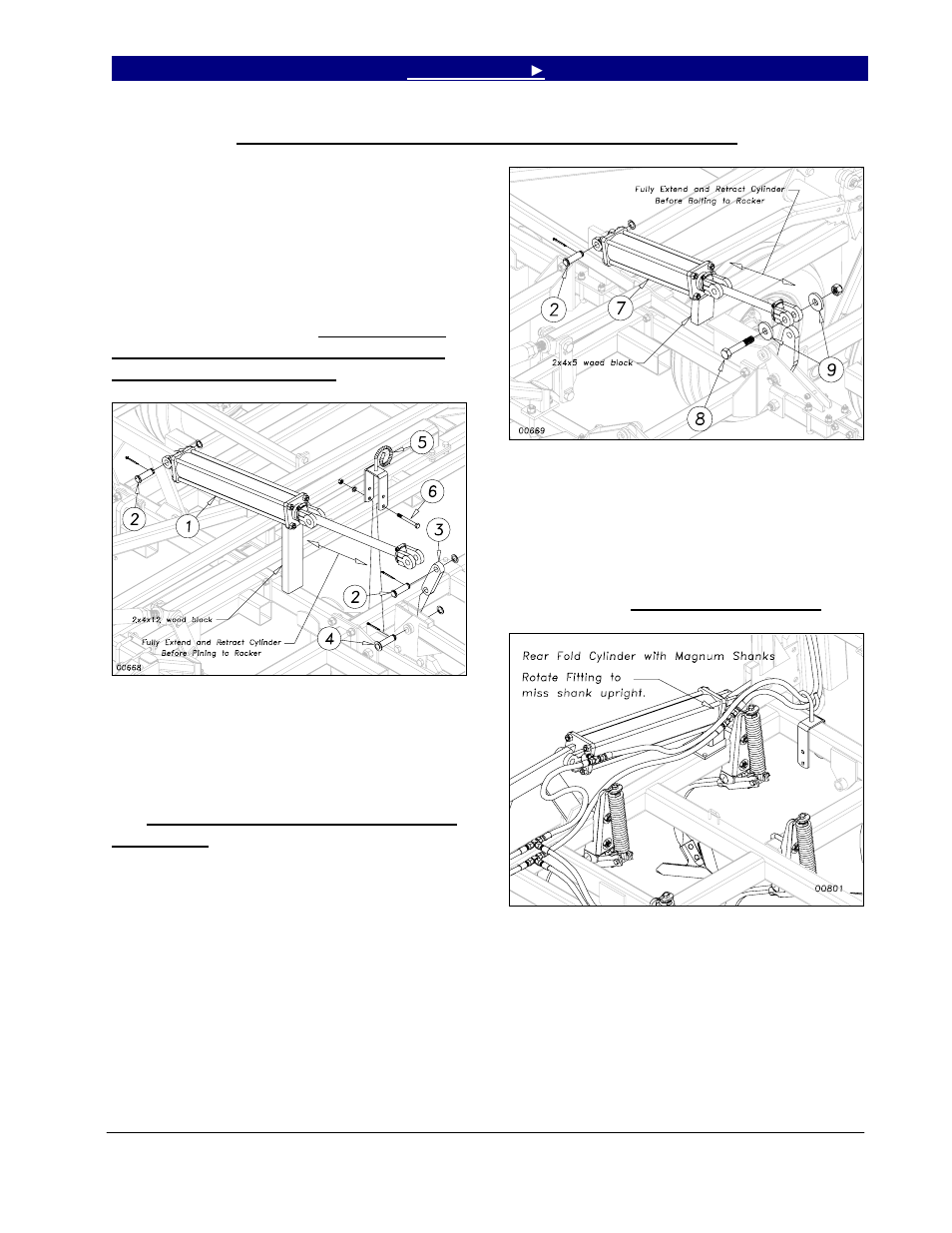 Fold cylinders, rocker arm and 3” rollers assembly | Great Plains 6548 Series VII Field Cultivator-Floating Hitch Operator Manual User Manual | Page 25 / 62