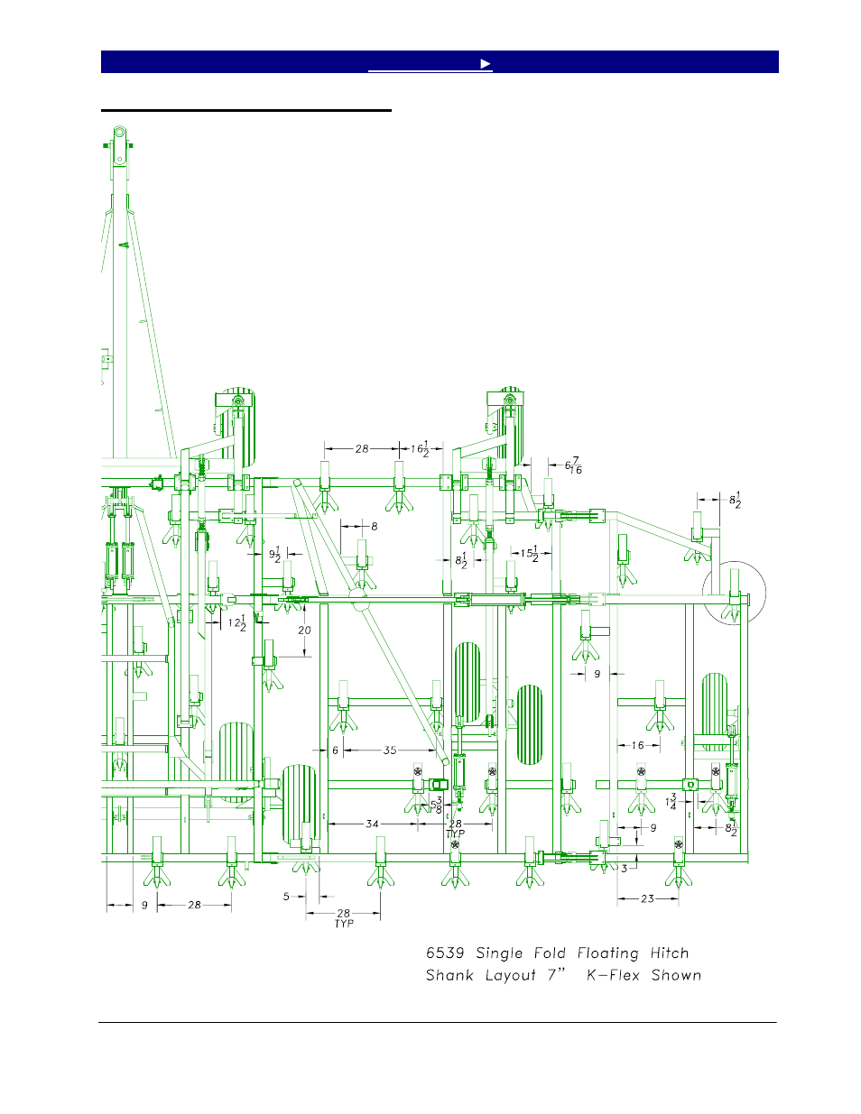 Great Plains 6548 Series VII Field Cultivator-Floating Hitch Operator Manual User Manual | Page 41 / 62