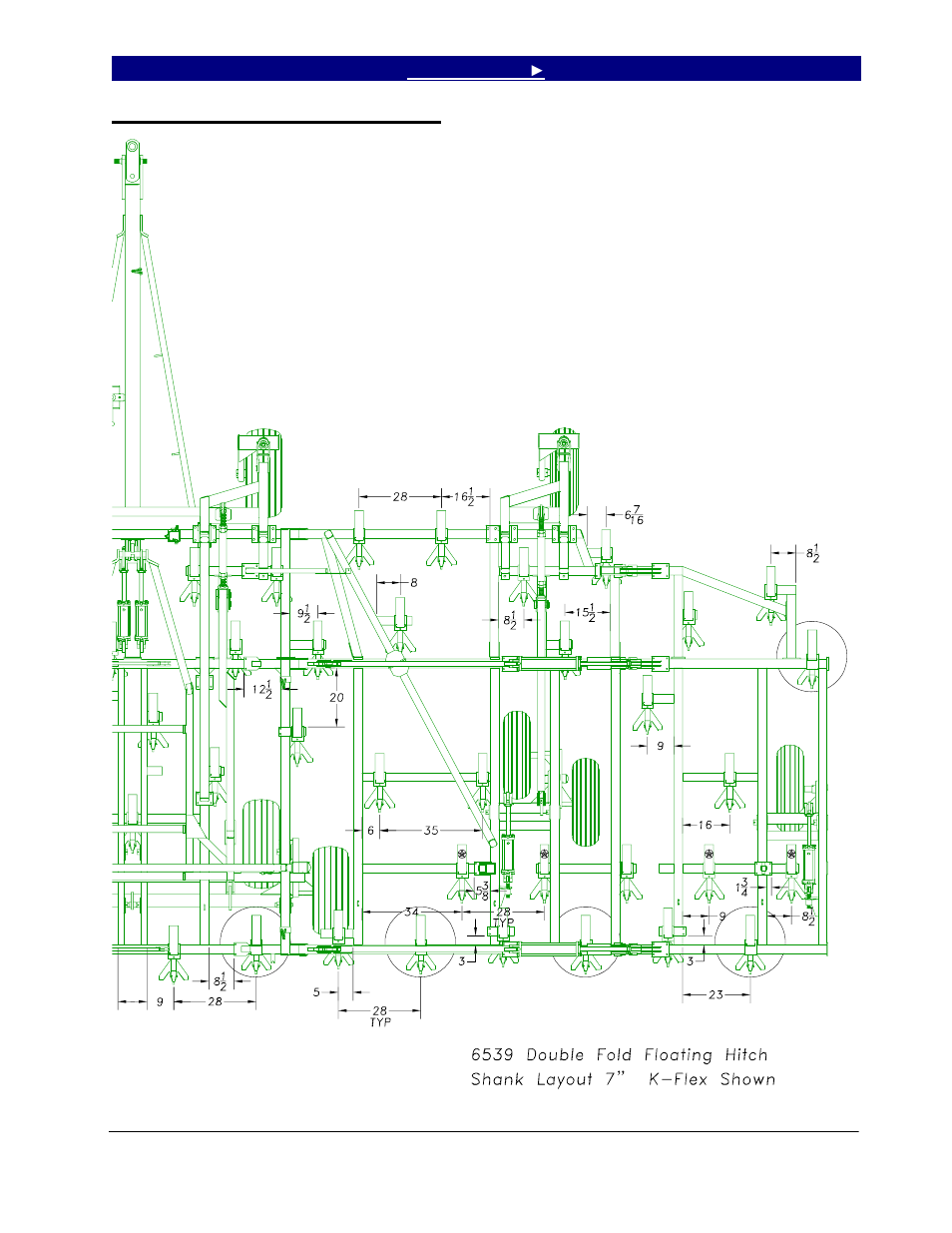 Great Plains 6548 Series VII Field Cultivator-Floating Hitch Operator Manual User Manual | Page 43 / 62