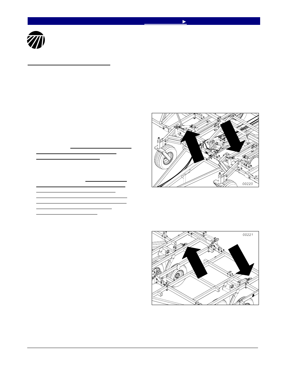 Section 5: operating and maintenance, Prior to going to the field, Section 4 operating and maintenance | Operating and maintenance | Great Plains 6548 Series VII Field Cultivator-Floating Hitch Operator Manual User Manual | Page 56 / 62