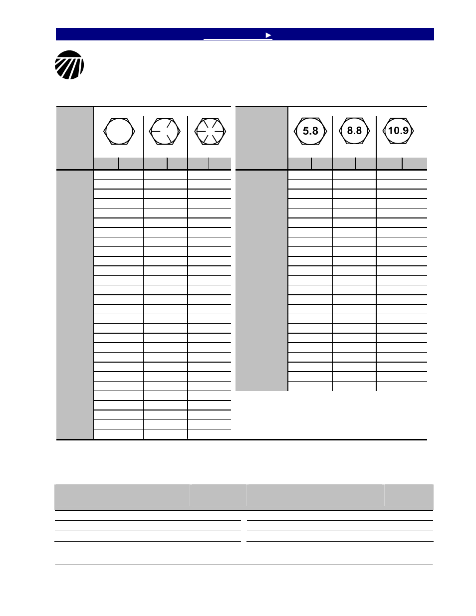 Appendix, Torque values chart for common bolt sizes, Tire inflation chart | Great Plains 6548 Series VII Field Cultivator-Floating Hitch Operator Manual User Manual | Page 61 / 62