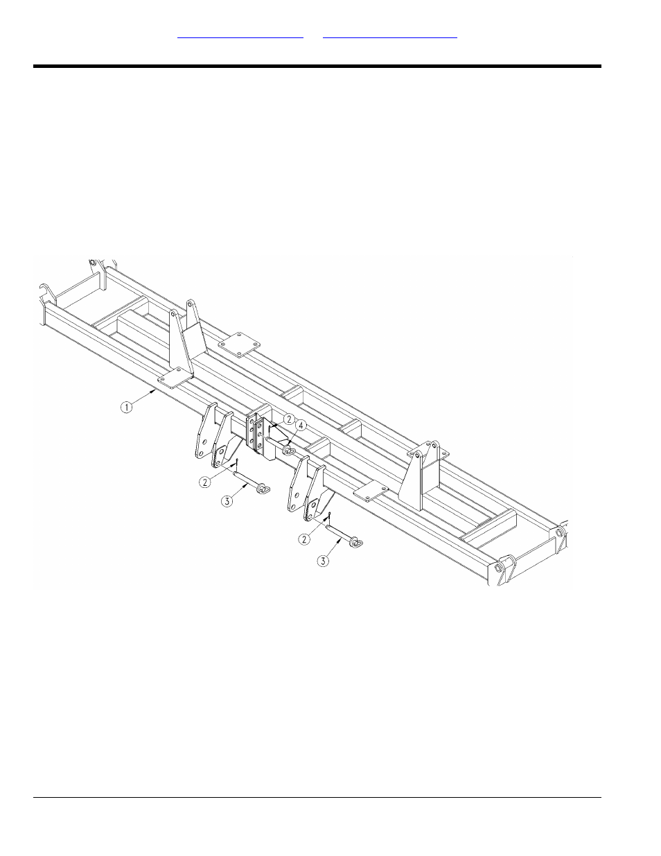 Frame, 2 & 3 point hitch for 3 section frame, Selected models | Great Plains NP30A 30-foot Parts Manual User Manual | Page 8 / 198