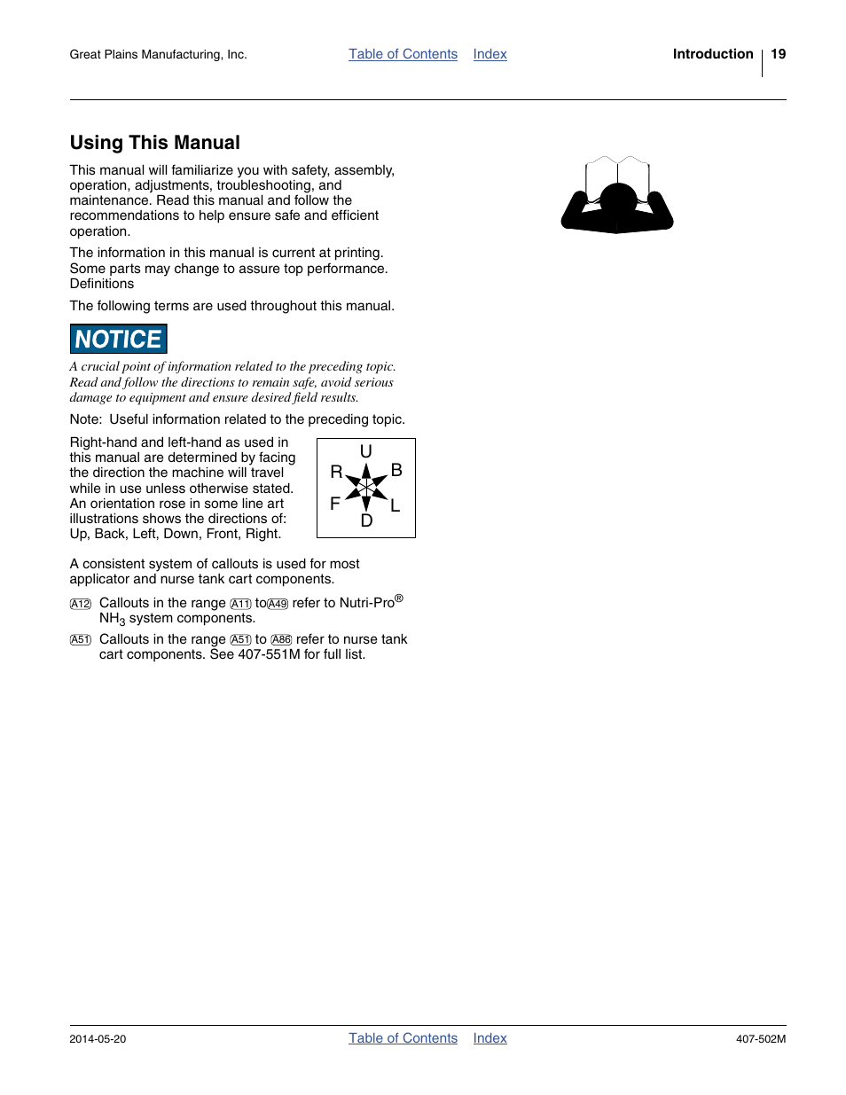 Using this manual | Great Plains NP30A 30-foot Operator Manual User Manual | Page 23 / 170