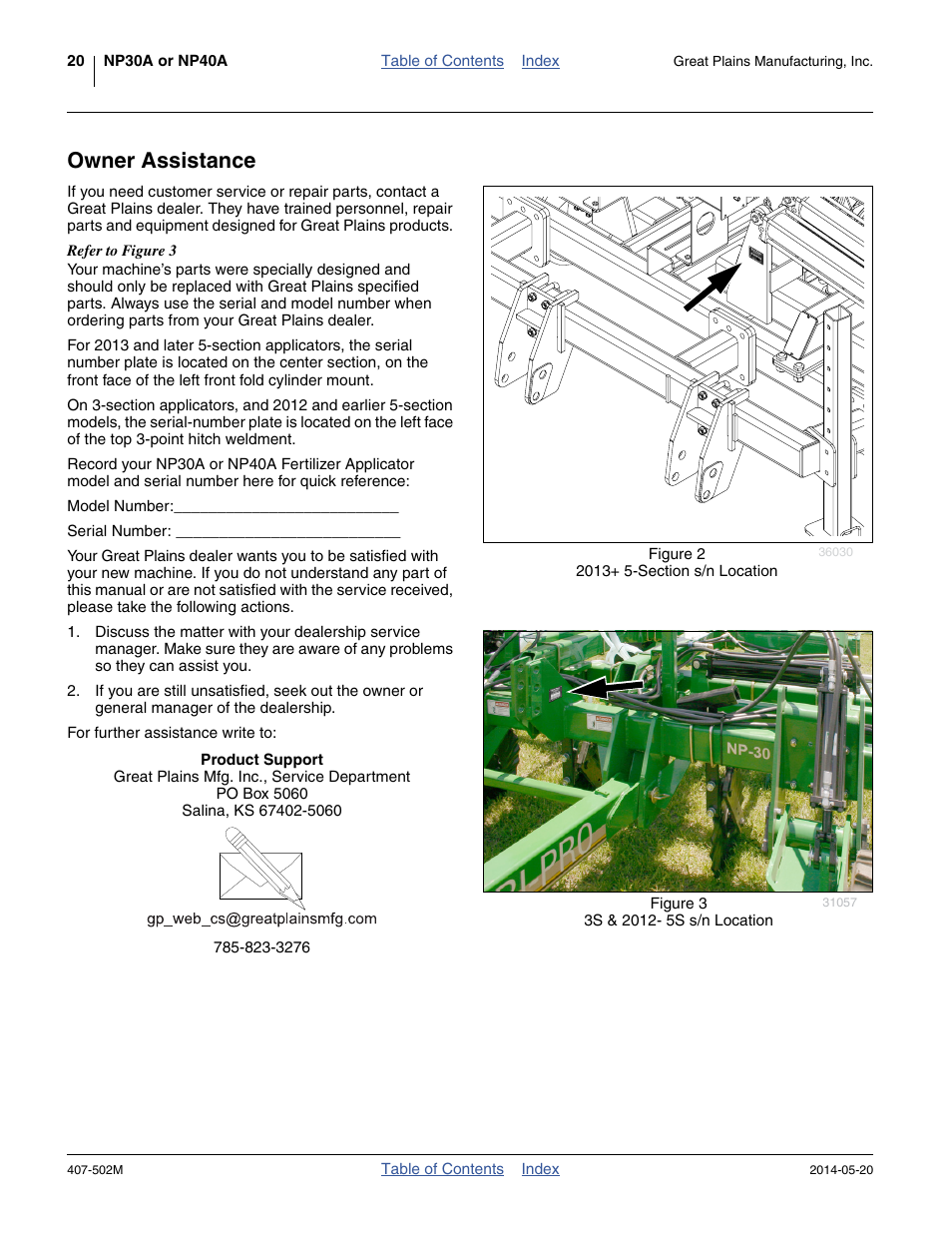 Owner assistance | Great Plains NP30A 30-foot Operator Manual User Manual | Page 24 / 170