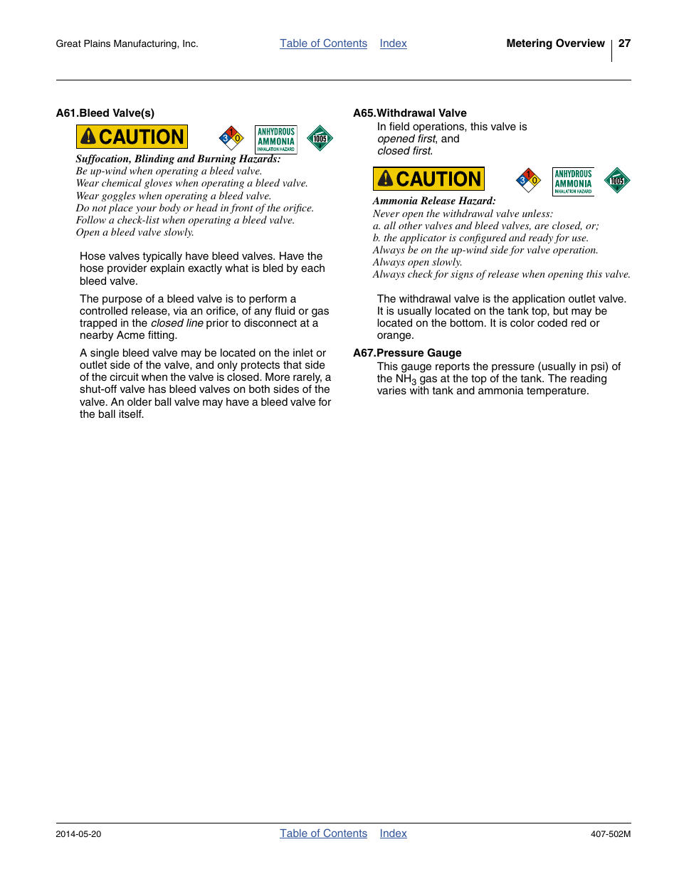 Great Plains NP30A 30-foot Operator Manual User Manual | Page 31 / 170