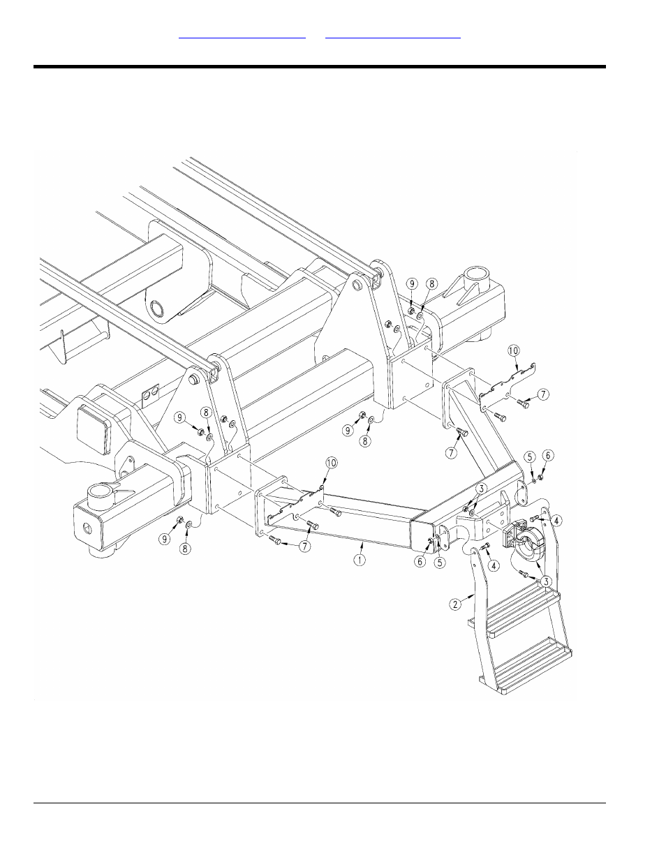Rear hitch, Table of contents part number index rear hitch | Great Plains YP2425A Parts Manual User Manual | Page 18 / 242