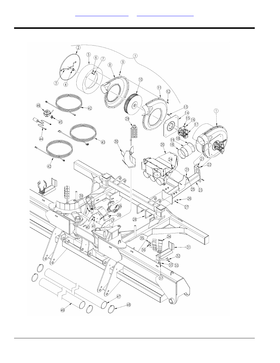 Fan mounting, Table of contents part number index fan mounting | Great Plains YP2425A Parts Manual User Manual | Page 28 / 242