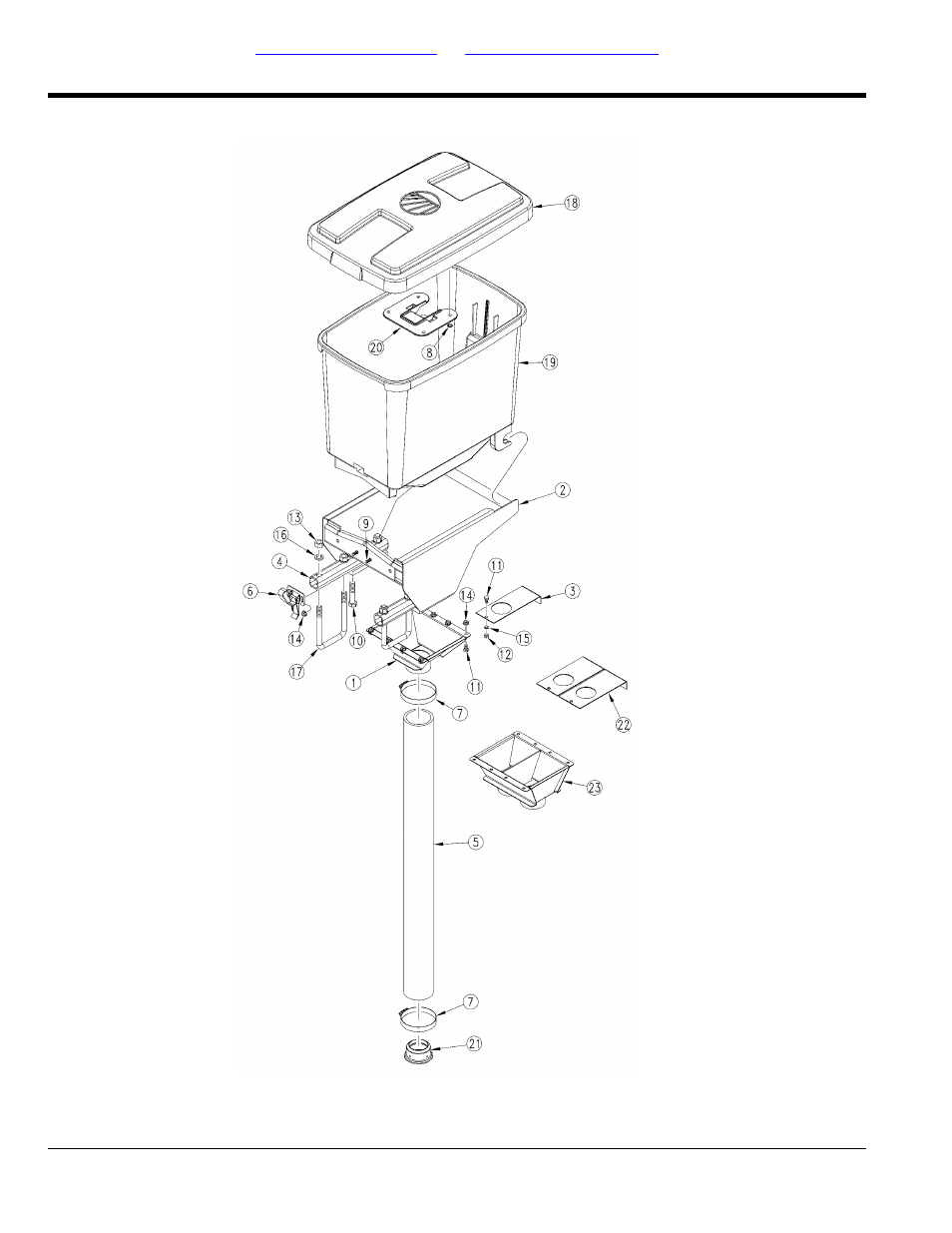 Single row hopper | Great Plains YP2425A Parts Manual User Manual | Page 36 / 242