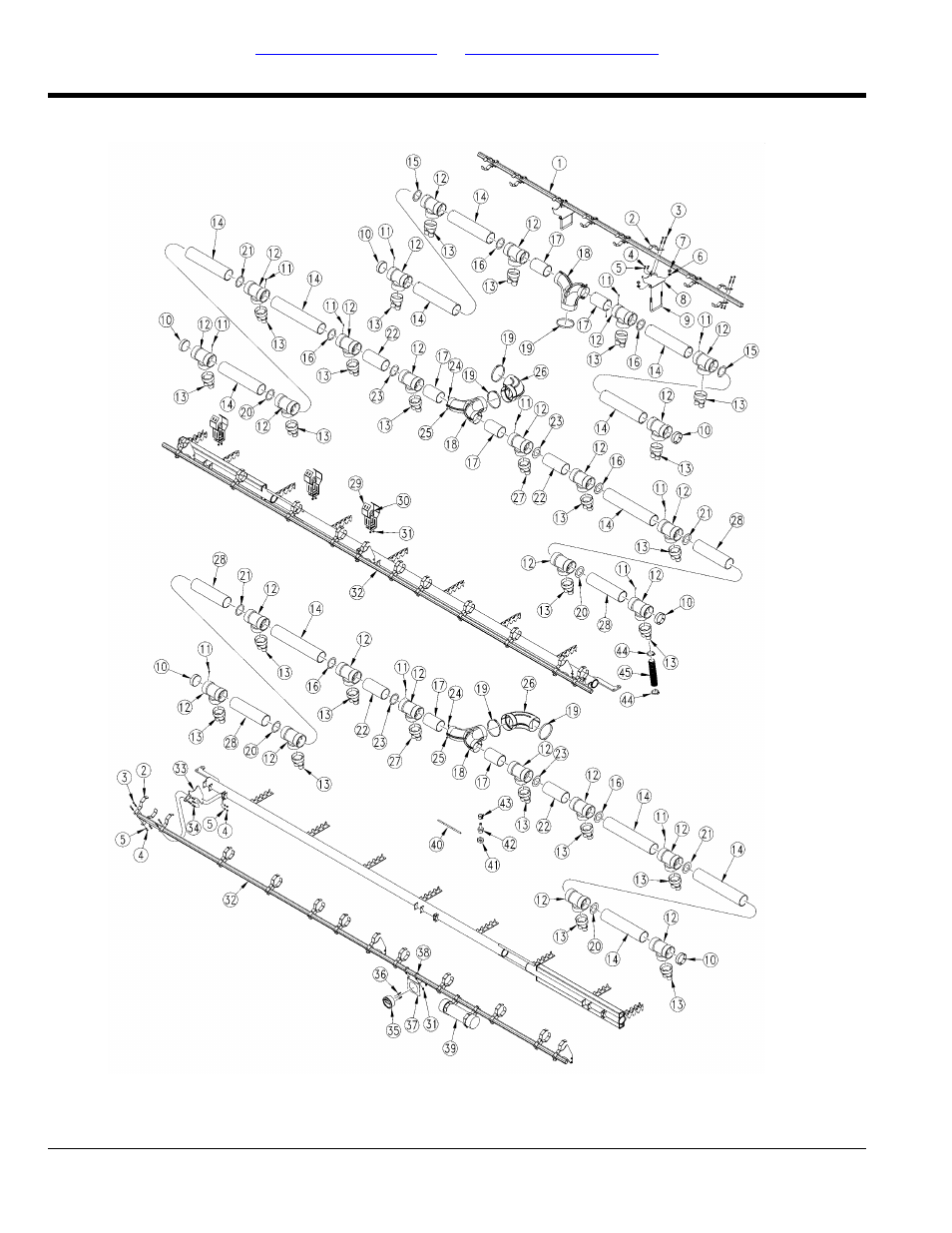 Air delivery 30" spacing | Great Plains YP2425A Parts Manual User Manual | Page 44 / 242