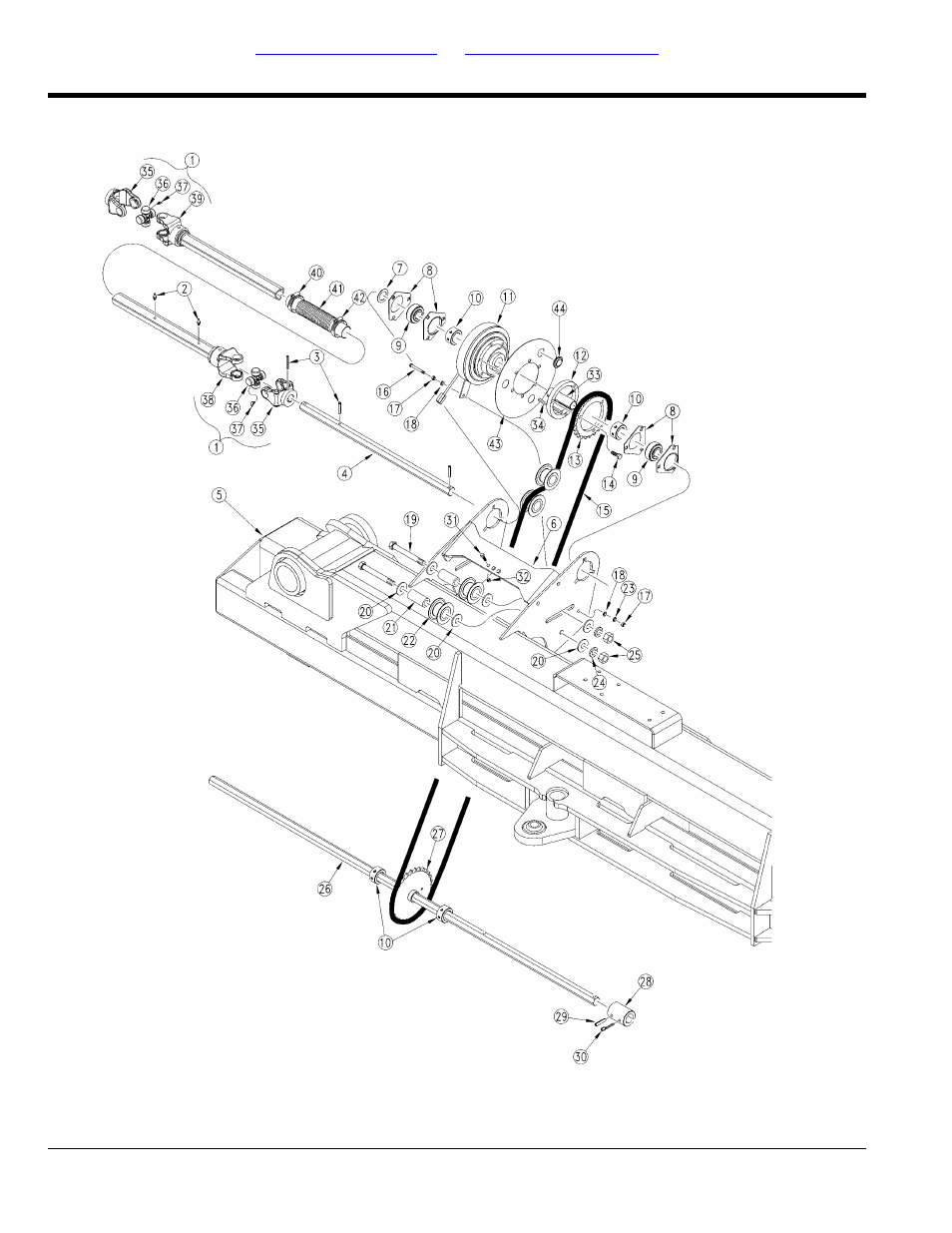 Wing drive, Table of contents part number index wing drive | Great Plains YP2425A Parts Manual User Manual | Page 66 / 242