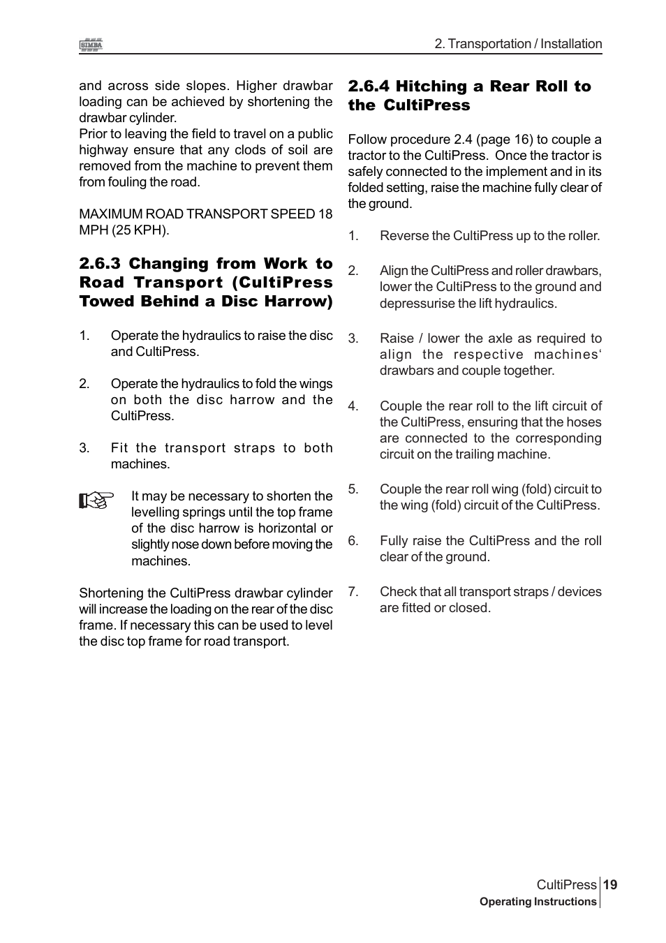 Great Plains P13113 2004 Operator Manual User Manual | Page 19 / 36