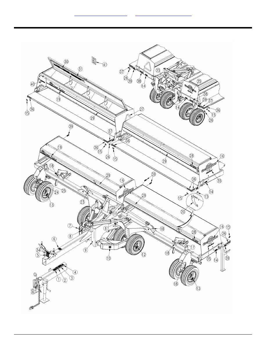 Decals, Decal placement | Great Plains 2S-2600F Parts Manual User Manual | Page 168 / 196