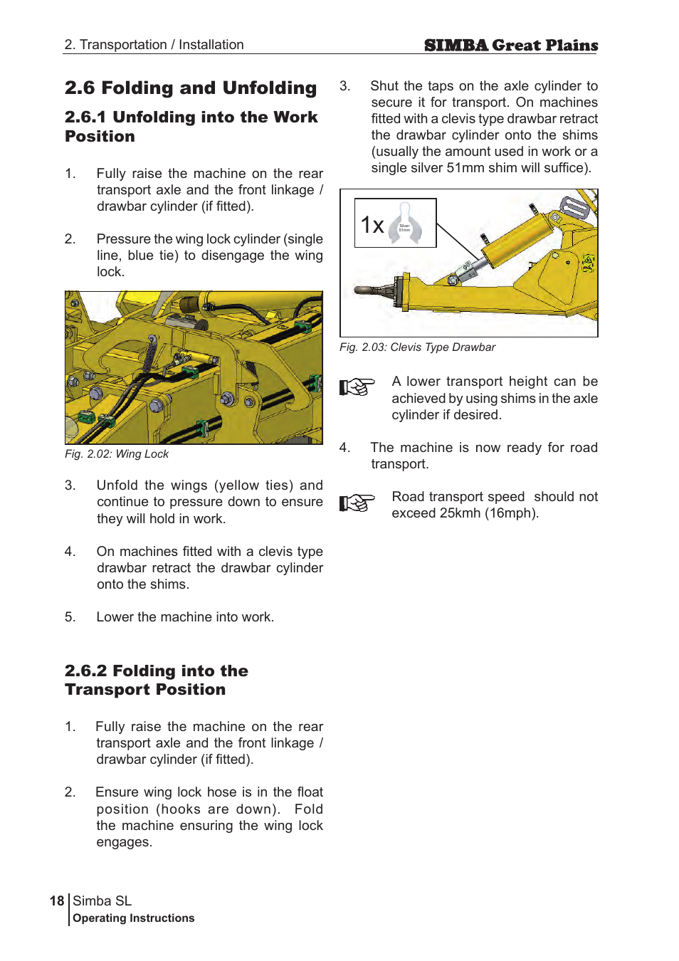 6 folding and unfolding | Great Plains P18253C Operator Manual User Manual | Page 18 / 190