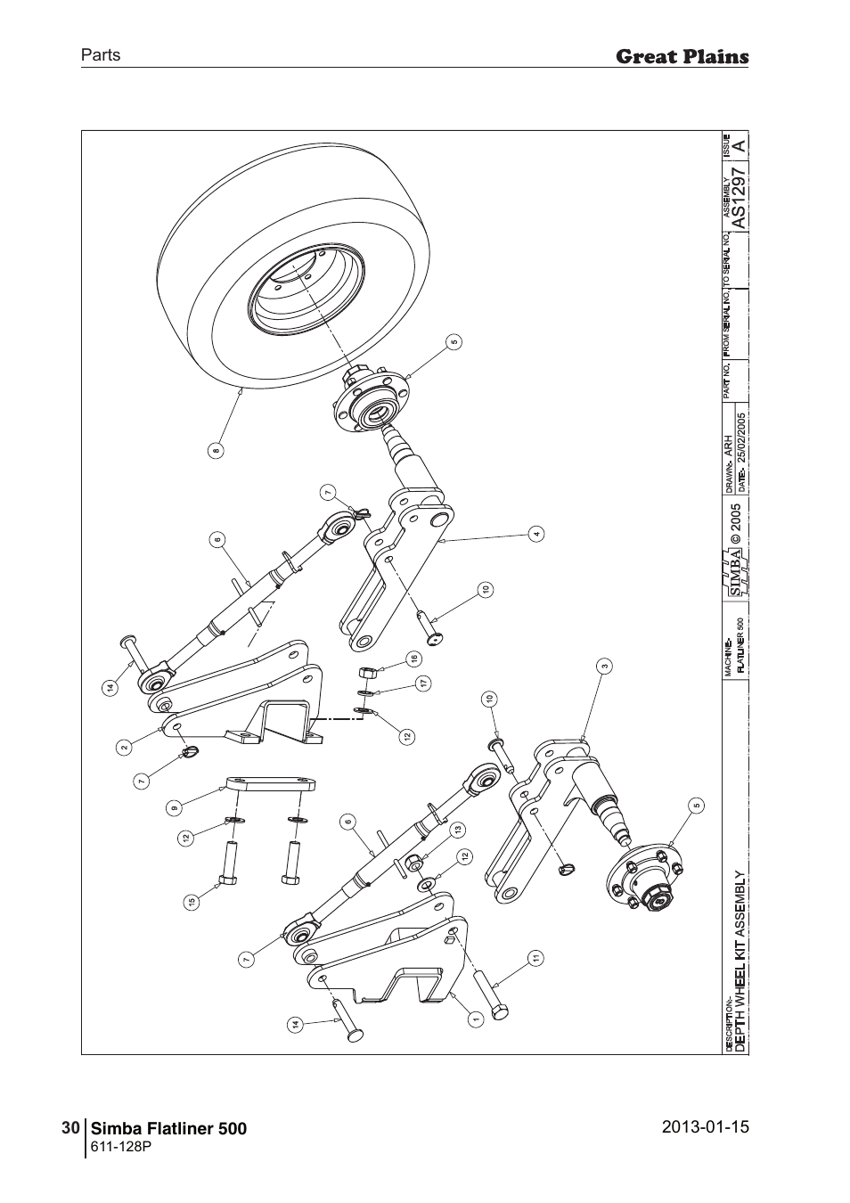 Great Plains Simba Flatliner 500 Parts Manual User Manual | Page 30 / 66