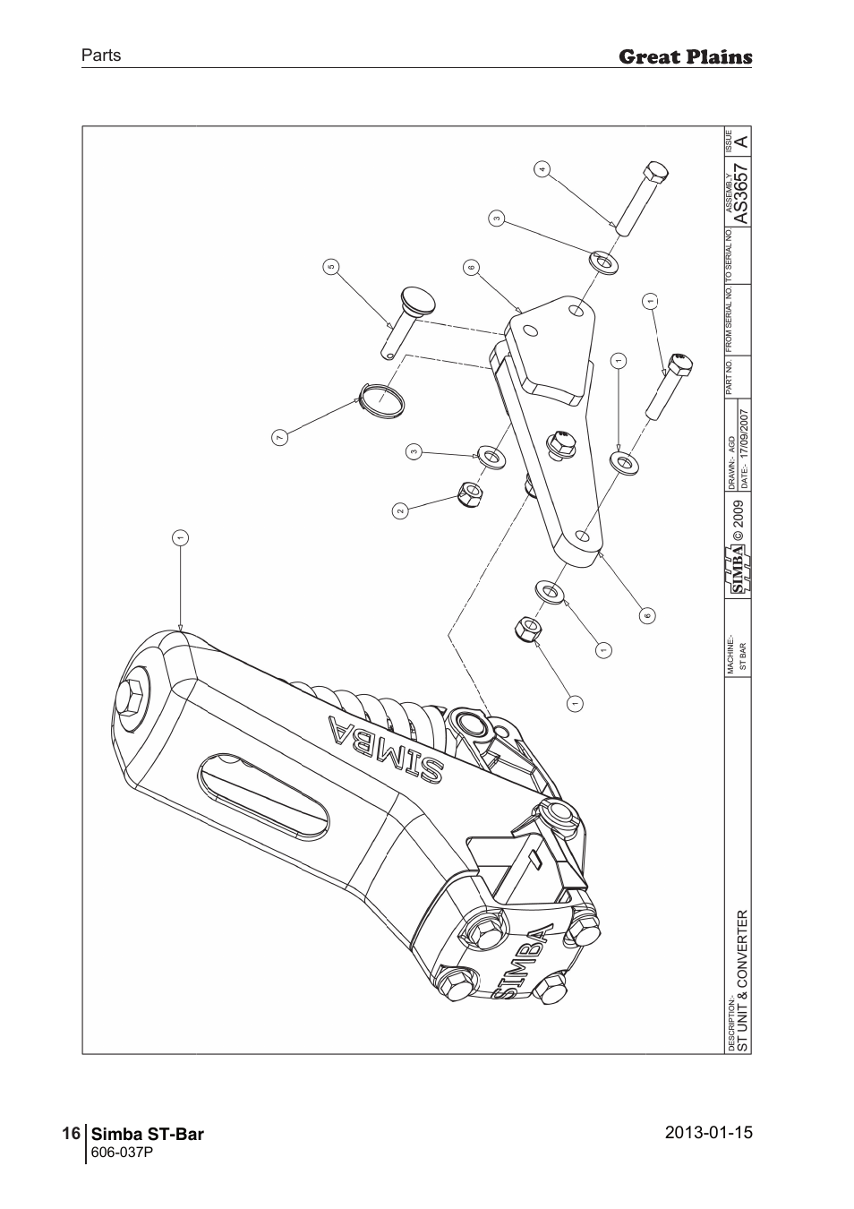 Great Plains ST-Bar Parts Manual User Manual | Page 16 / 32
