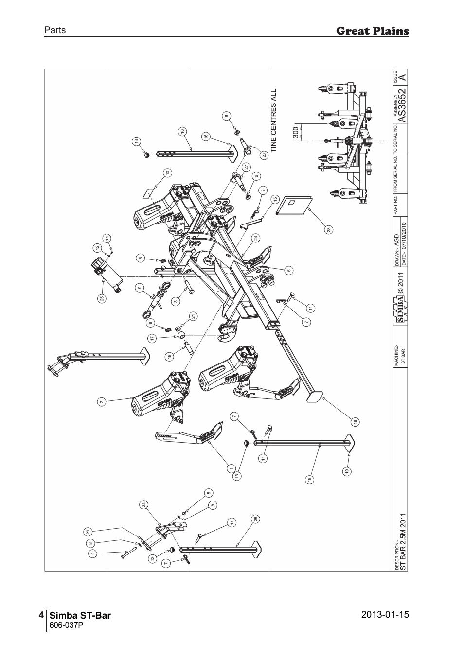 Great Plains ST-Bar Parts Manual User Manual | Page 4 / 32