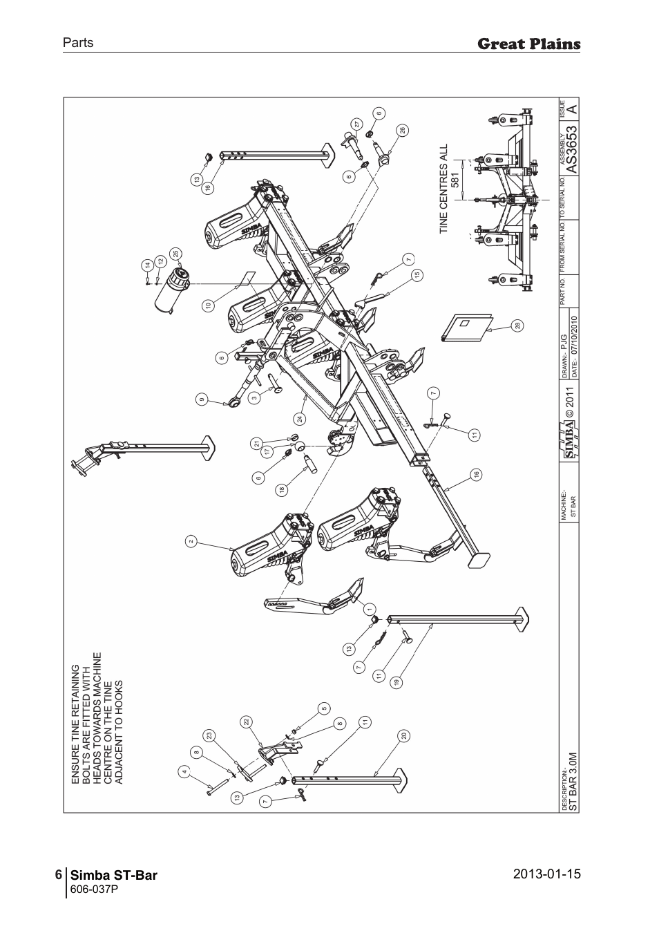 Great Plains ST-Bar Parts Manual User Manual | Page 6 / 32