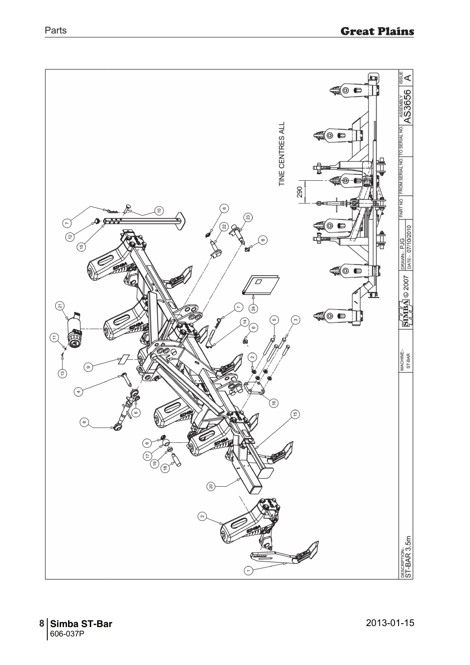 Great Plains ST-Bar Parts Manual User Manual | Page 8 / 32