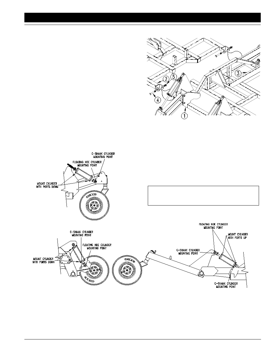 Hydraulic cylinder mounting locations | Great Plains ADI445 Operator Manual User Manual | Page 15 / 48