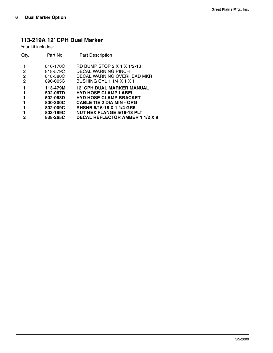 Great Plains 148-152P Assembly Instructions User Manual | Page 6 / 7