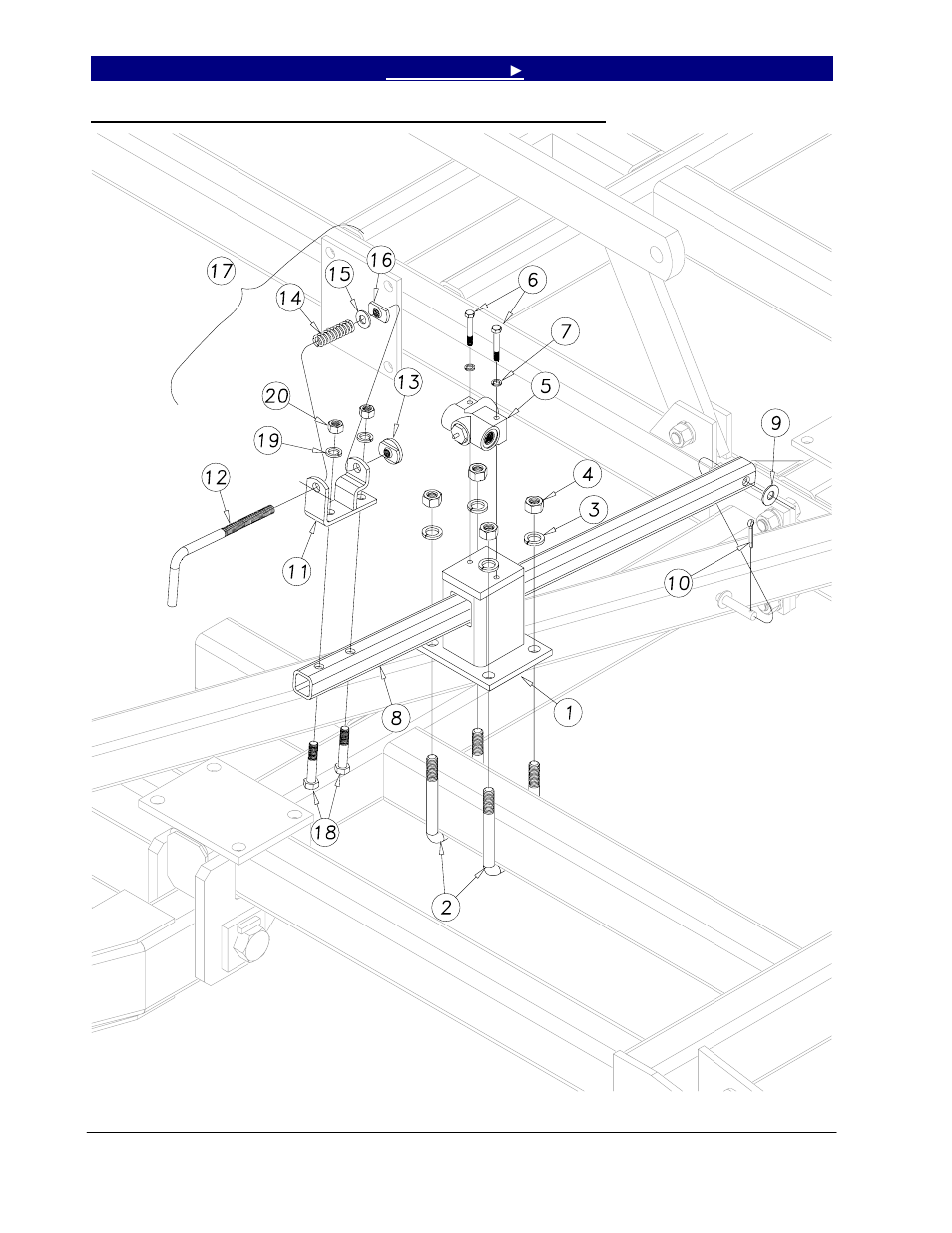 Hydraulic depth control assembly (s/n 1226cc+), S/n 1226cc+) -3 | Great Plains 7560 Series VII Field Cultivator-Rigid Hitch Parts Manual User Manual | Page 32 / 77