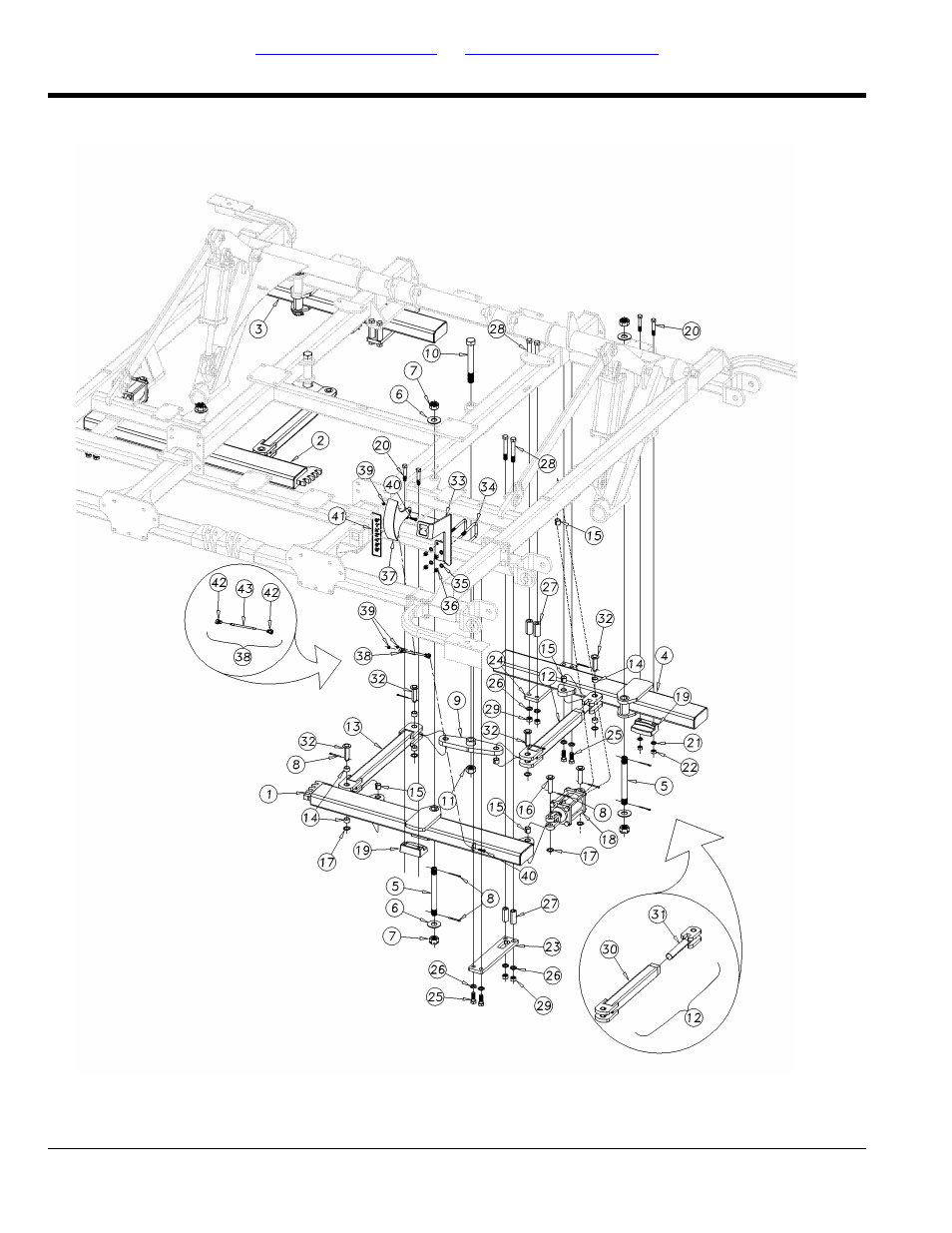 Center gang bar assembly 2400-3000 | Great Plains 3000TM Parts Manual User Manual | Page 12 / 108