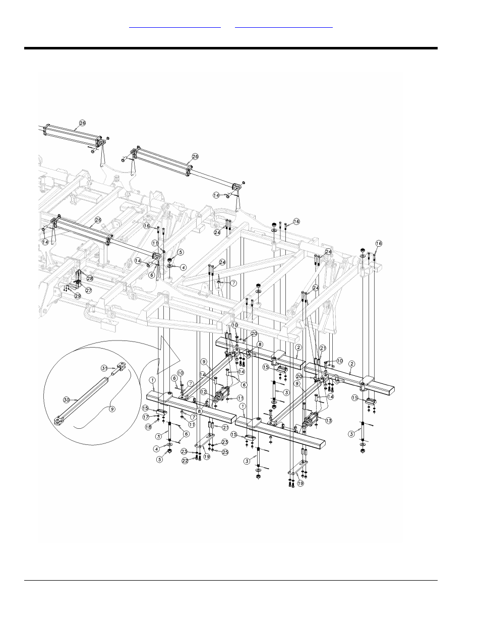 Wing gang bar & fold assembly 3000 | Great Plains 3000TM Parts Manual User Manual | Page 24 / 108