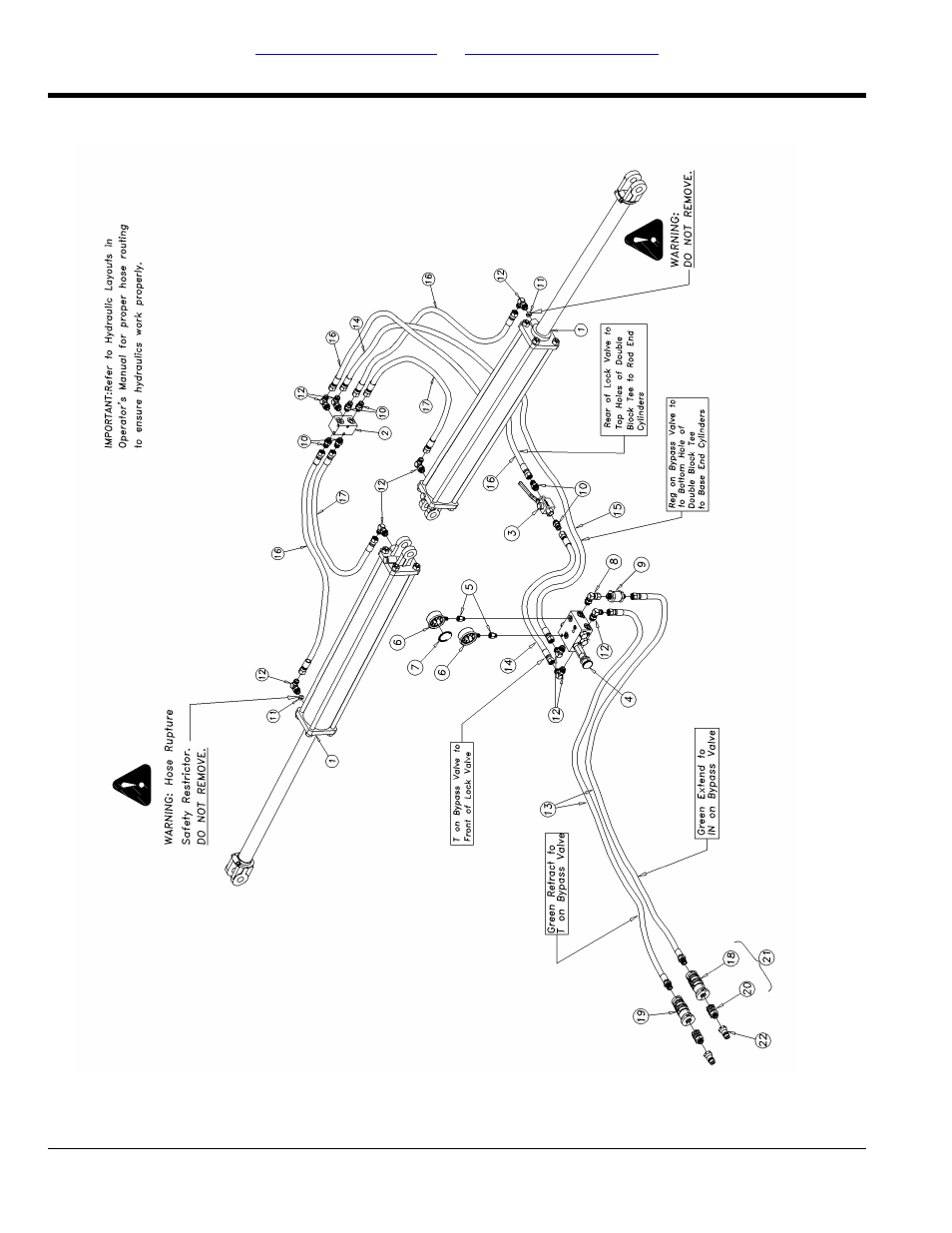 Hydraulic fold system 1800-2400tm | Great Plains 3000TM Parts Manual User Manual | Page 46 / 108