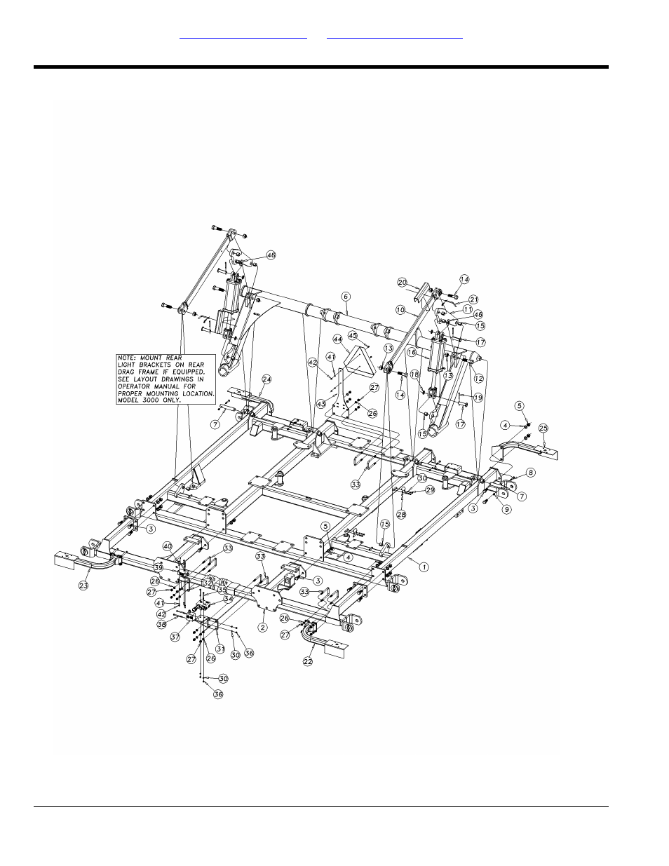 Section 2: frames, Center frame assembly, Selected models | Great Plains 3000TM Parts Manual User Manual | Page 6 / 108