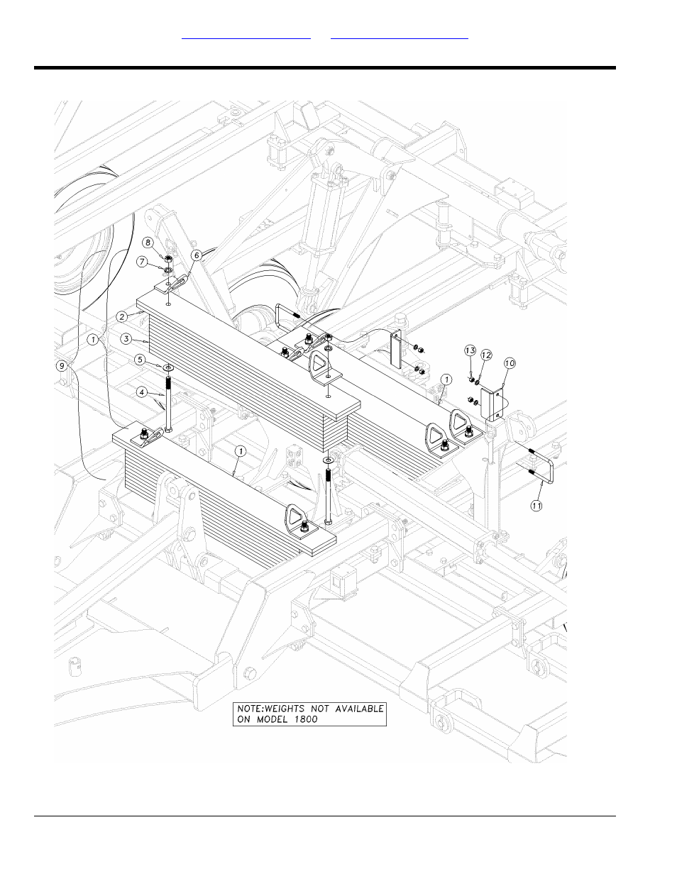 Weight package, optional | Great Plains 3000TM Parts Manual User Manual | Page 82 / 108