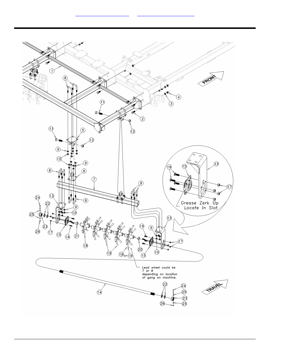 Rolling harrow assembly (s/n gp-c3156h-) | Great Plains 3000TM Parts Manual User Manual | Page 86 / 108