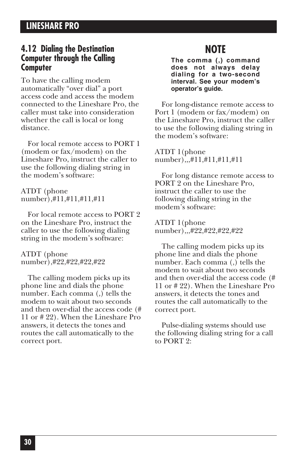 Black Box FX150A User Manual | Page 29 / 51