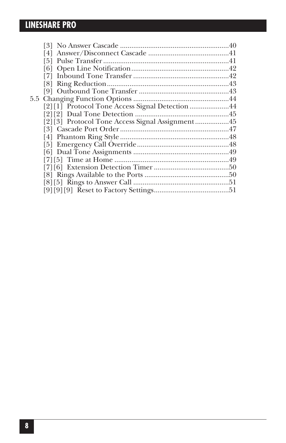 Black Box FX150A User Manual | Page 7 / 51