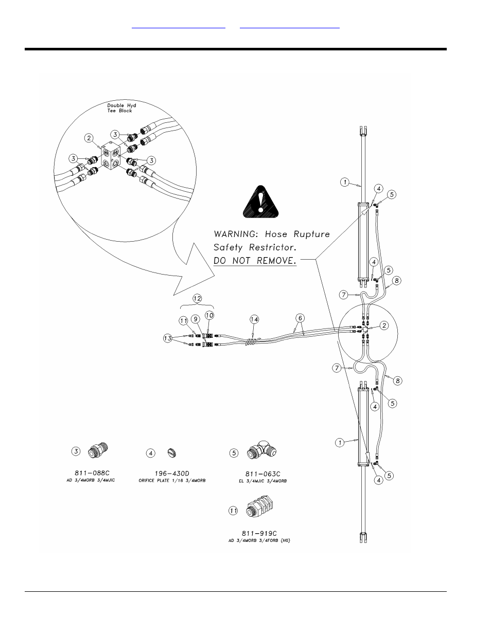 Hydraulic layout: ss2000 (s/n 1741yy-) | Great Plains SS2000 Parts Manual User Manual | Page 22 / 56