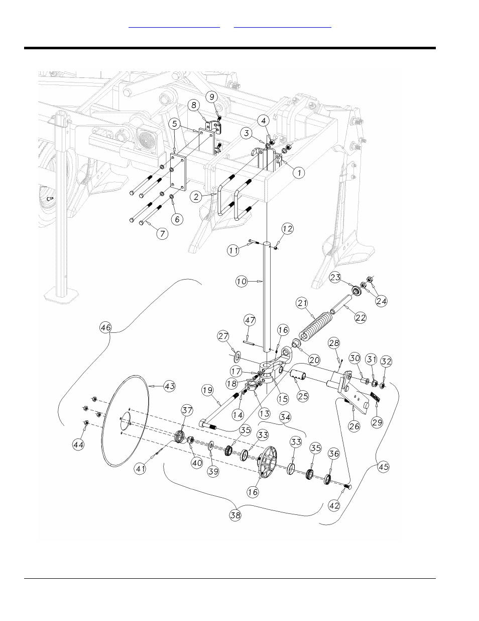Coulter assembly | Great Plains SS2000 Parts Manual User Manual | Page 46 / 56