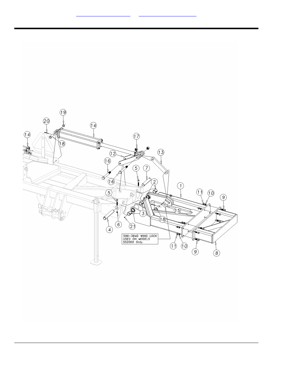 Wing assembly, Table of contents part number index wing assembly | Great Plains SS2000 Parts Manual User Manual | Page 8 / 56