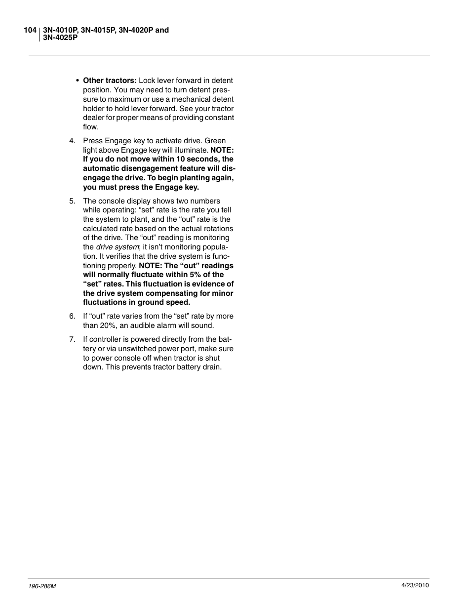Great Plains 3N-4025P Operator Manual User Manual | Page 106 / 134