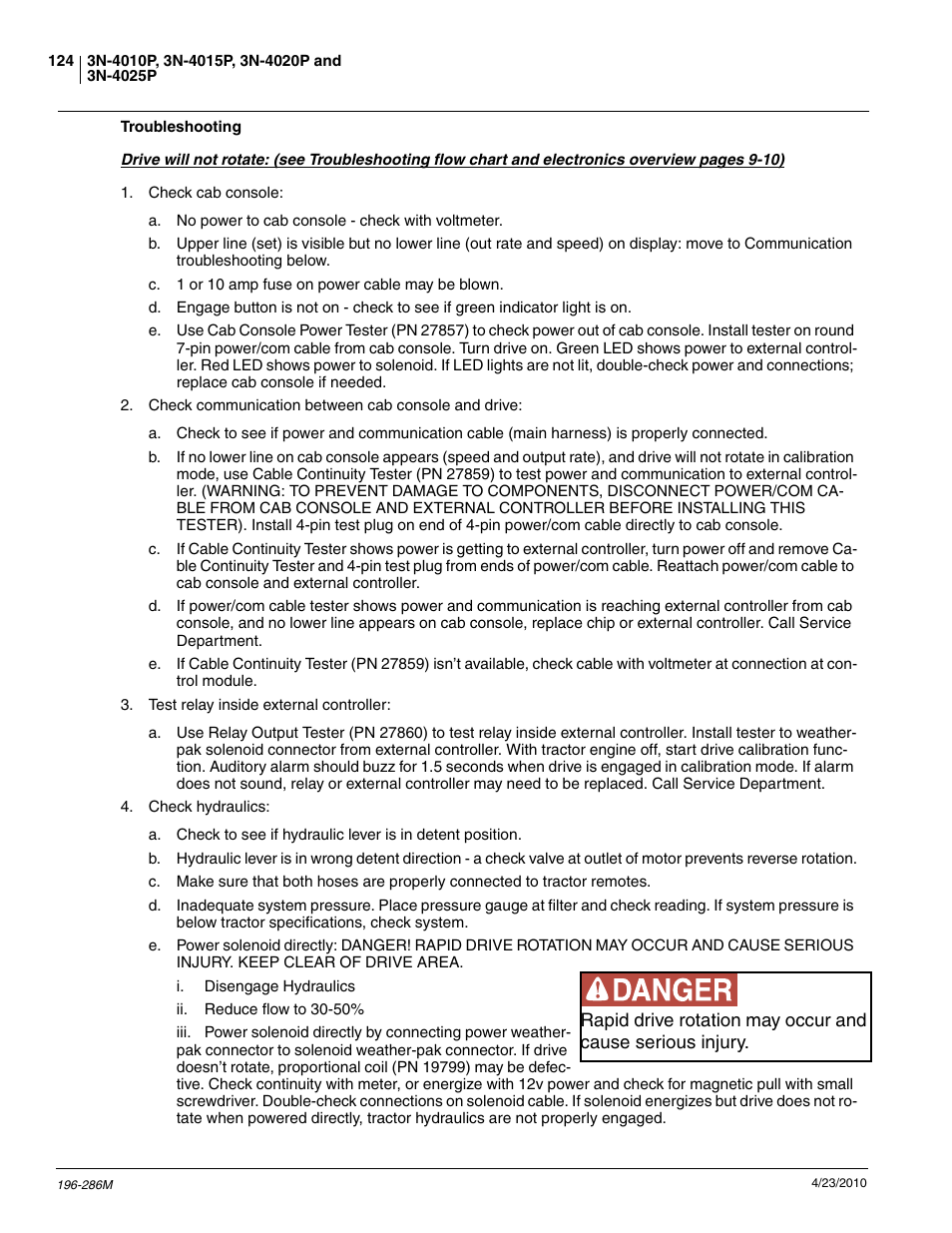 Great Plains 3N-4025P Operator Manual User Manual | Page 126 / 134