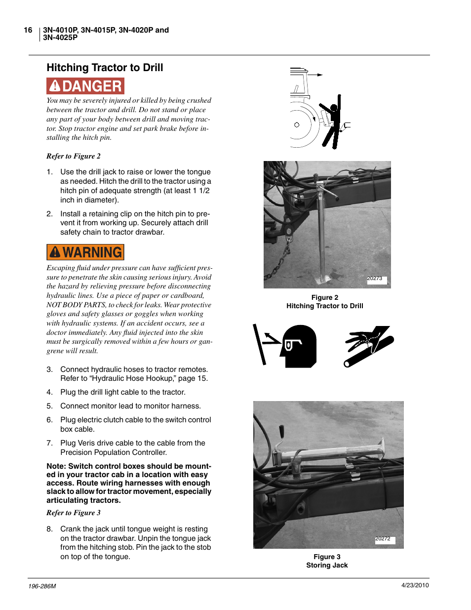 Hitching tractor to drill | Great Plains 3N-4025P Operator Manual User Manual | Page 18 / 134