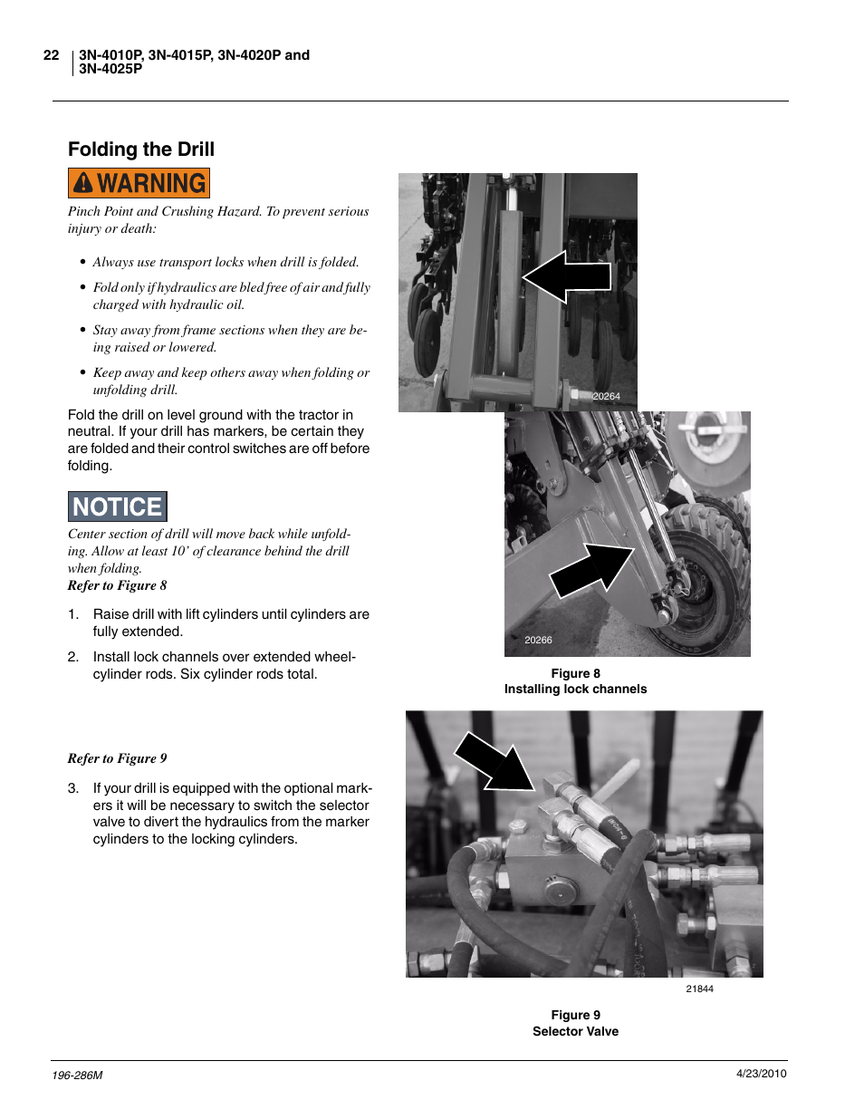 Folding the drill | Great Plains 3N-4025P Operator Manual User Manual | Page 24 / 134