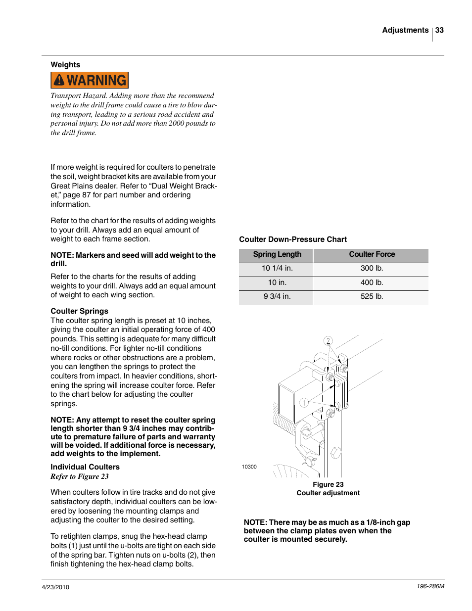 Great Plains 3N-4025P Operator Manual User Manual | Page 35 / 134