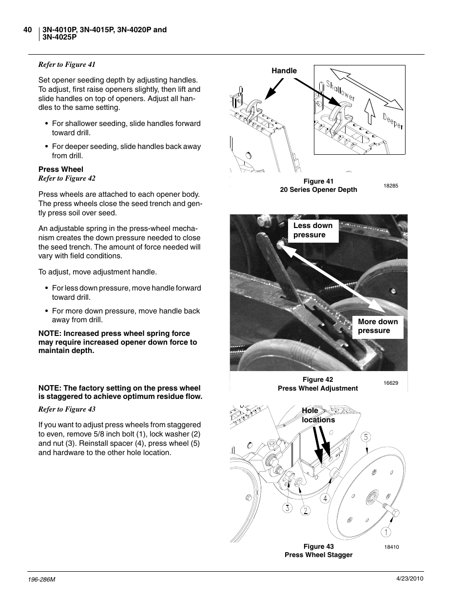 Great Plains 3N-4025P Operator Manual User Manual | Page 42 / 134
