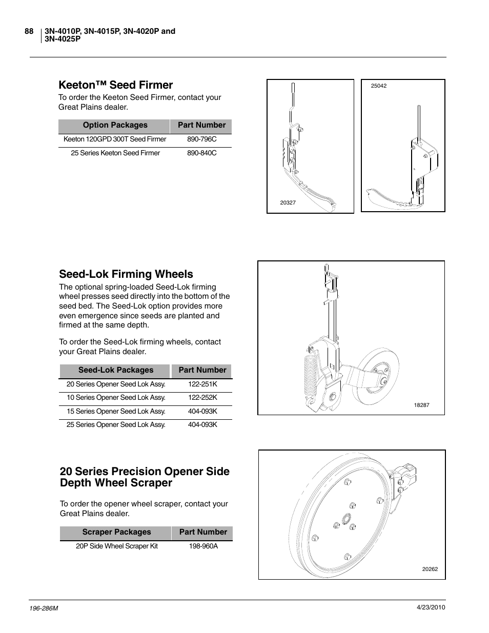 Keeton™ seed firmer, Seed-lok firming wheels | Great Plains 3N-4025P Operator Manual User Manual | Page 90 / 134